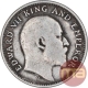 Silver Quarter Rupee Coin of King Edward VII of Calcutta Mint of 1908.