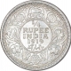 Silver Quarter Rupee Coin of King George V of Calcutta Mint of 1919.