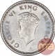 Silver Quarter Rupee Coin of King George VI of Calcutta Mint of 1939.