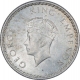 Rare Silver Quarter Rupee Coin of King George VI of Calcutta Mint of 1940. 