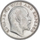 Silver Half Rupee Coin of King Edward VII of Calcutta Mint of 1906.