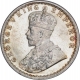 Silver Half Rupee Coin of King George V of Calcutta Mint of 1912.