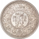 Silver Half Rupee Coin of King George V of Calcutta Mint of 1915. 