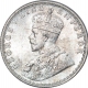 Silver Half Rupee Coin of King George V of Bombay Mint of 1917.