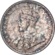 Silver Half Rupee Coin of King George V of Bombay Mint of 1918.