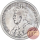 Silver Half Rupee Coin of King George V of Calcutta Mint of 1925.