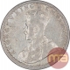 Silver Half Rupee Coin of King George V of Calcutta Mint of 1929.