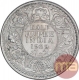 Silver Half Rupee Coin of King George V of Calcutta Mint of 1929.