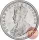 Silver Half Rupee Coin of King George V of Calcutta Mint of 1929.