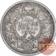 Silver Half Rupee Coin of King George V of Calcutta Mint of 1934.