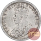 Silver Half Rupee Coin of King George V of Calcutta Mint of 1934.