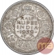 Silver Half Rupee Coin of King George VI of Calcutta Mint of 1939.