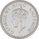 Silver Half Rupee Coin of King George VI of Calcutta Mint of 1939.