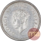 Silver Half Rupee Coin of King George VI of Bombay Mint of 1939.