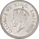 Silver Half Rupee Coin of King George VI of Calcutta Mint of 1940.