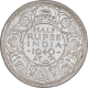 Silver Half Rupee Coin of King George VI of Calcutta Mint of 1940.