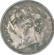 Silver One Rupee Coin of Victoria Queen of Calcutta Mint of 1840.