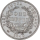 Silver One Rupee Coin of Victoria Queen of Calcutta Mint of 1840.