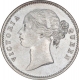 Silver One Rupee Coin of Victoria Queen of Calcutta Mint of 1840.