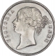 Silver One Rupee Coin of Victoria Queen of Calcutta Mint of 1840.