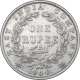 Silver One Rupee Coin of Victoria Queen of Bombay Mint of 1840. 