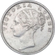 Silver One Rupee Coin of Victoria Queen of Bombay Mint of 1840. 