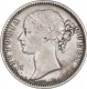 Silver One Rupee Coin of Victoria Queen of Madras Mint of 1840.