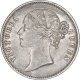 Silver One Rupee Coin of Victoria Queen of Calcutta Mint of 1840.