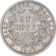 Silver One Rupee Coin of Victoria Queen of Calcutta Mint of 1840.