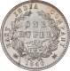 Silver One Rupee Coin of Victoria Queen of Calcutta Mint of 1840.