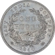 Silver One Rupee Coin of Victoria Queen of Calcutta Mint of 1840.