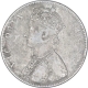 Silver One Rupee Coin of Victoria Queen of Bombay Mint of 1862.