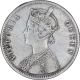 Silver One Rupee Coin of Victoria Queen of Calcutta Mint of 1862.