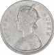 Silver One Rupee Coin of Victoria Queen of Bombay Mint of 1862.