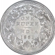 Silver One Rupee Coin of Victoria Queen of Bombay Mint of 1862.