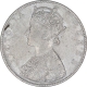 Rare Silver One Rupee Coin of Victoria Queen of Bombay Mint of 1862.