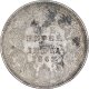 Silver One Rupee Coin of Victoria Queen of Calcutta Mint of 1862.