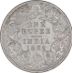 Silver One Rupee Coin of Victoria Queen of Calcutta Mint of 1862.