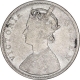 Silver One Rupee Coin of Victoria Queen of Bombay Mint of 1862.