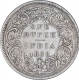 Silver One Rupee Coin of Victoria Queen of Bombay Mint of 1862.