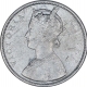 Silver One Rupee Coin of Victoria Queen of Calcutta Mint of 1862.