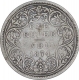 Rare Silver One Rupee Coin of Victoria Queen of Bombay Mint of 1874.