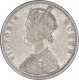 Silver One Rupee Coin of Victoria Queen of Bombay Mint of 1875.