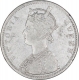 Silver One Rupee Coin of Victoria Queen of Bombay Mint of 1875.