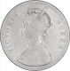 Silver One Rupee Coin of Victoria Queen of Calcutta Mint of 1875.