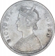 Silver One Rupee Coin of Victoria Queen of Calcutta Mint of 1876.