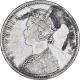 Silver One Rupee Coin of Victoria Queen of Bombay Mint of 1876.