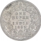 Silver One Rupee Coin of Victoria Empress of Calcutta Mint of 1885.