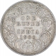 Silver One Rupee Coin of Victoria Empress of Calcutta Mint of 1900.