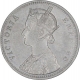 Silver One Rupee Coin of Victoria Empress of Calcutta Mint of 1900.